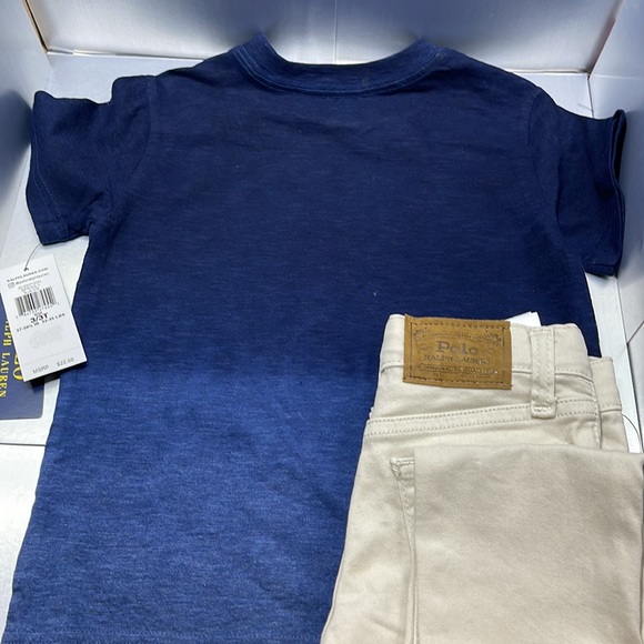 Brand new Polo Ralph Lauren Boys combo 3T Jeans and T-shirt - Picture 8 of 11